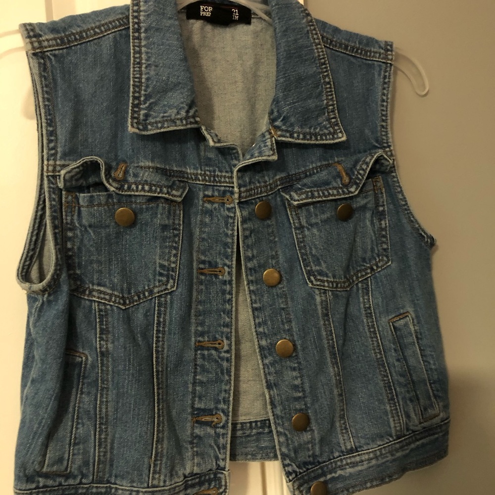 Denim vest
